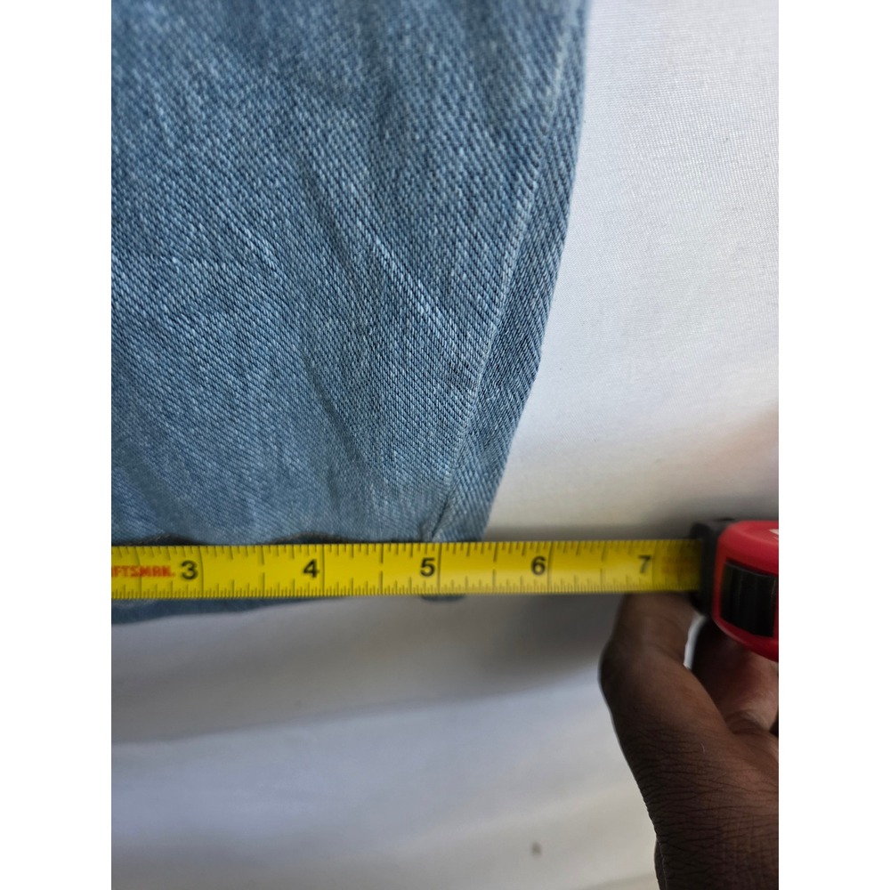 No Nonsense Womens XL Light Wash Denim Leggings High Rise Stretch Jeggings - Picture 6 of 7